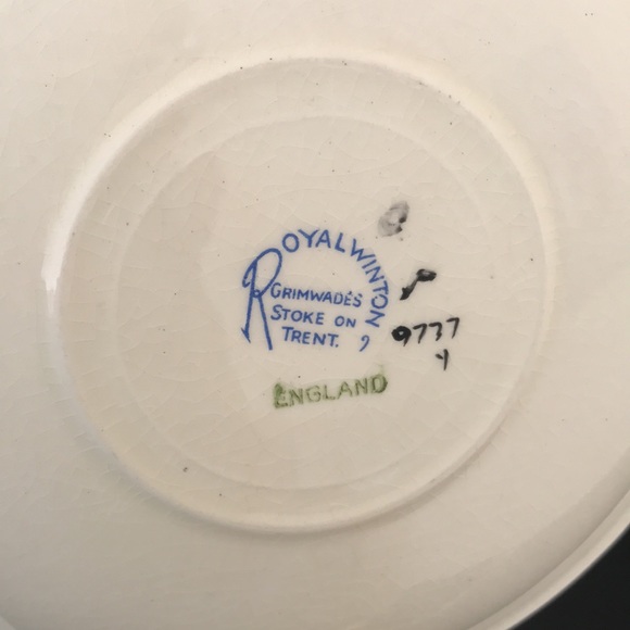 Vintage 1930’s Royal Winton Grimwades Lady Patricia 9737 2 Tea Cups and Saucers - Picture 14 of 16